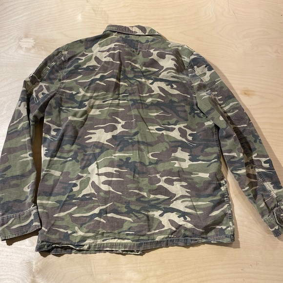 Lucky Brand Camouflage Jacket with Patches Large (MG) - Picture 13 of 13